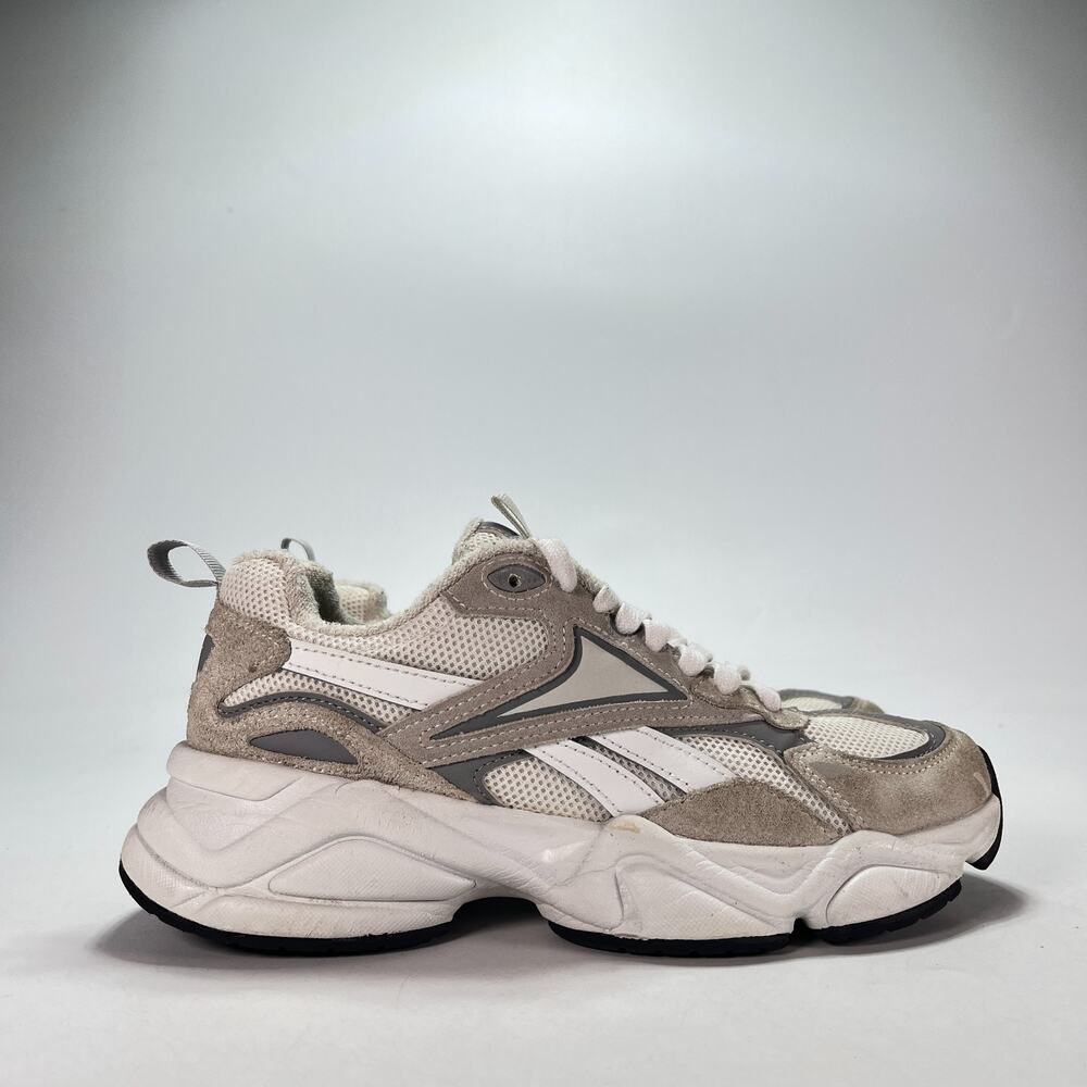 Reebok Royal Charge Grey Y2K Chunky Retro Running Shoes AR30246W Womens Size 7.5